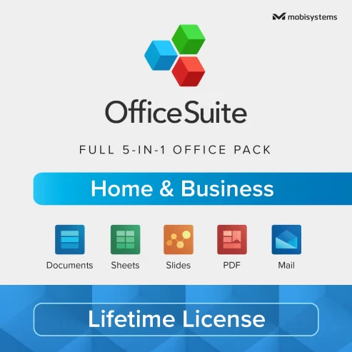 OfficeSuite Home & Business – Lifetime License – Documents, Sheets, Slides, PDF, Mail & Calendar for Windows Near Me