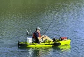 ReelYaks Lightweight Kids Fishing Sit on top Kayak, Gray, 9.5 ft at walmart.com