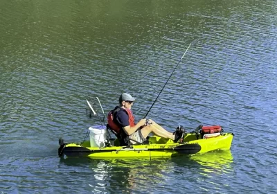 ReelYaks-Lightweight-Kids-Fishing-Sit-on-top-Kayak-Gray-9.5-ft-cipads-freeads