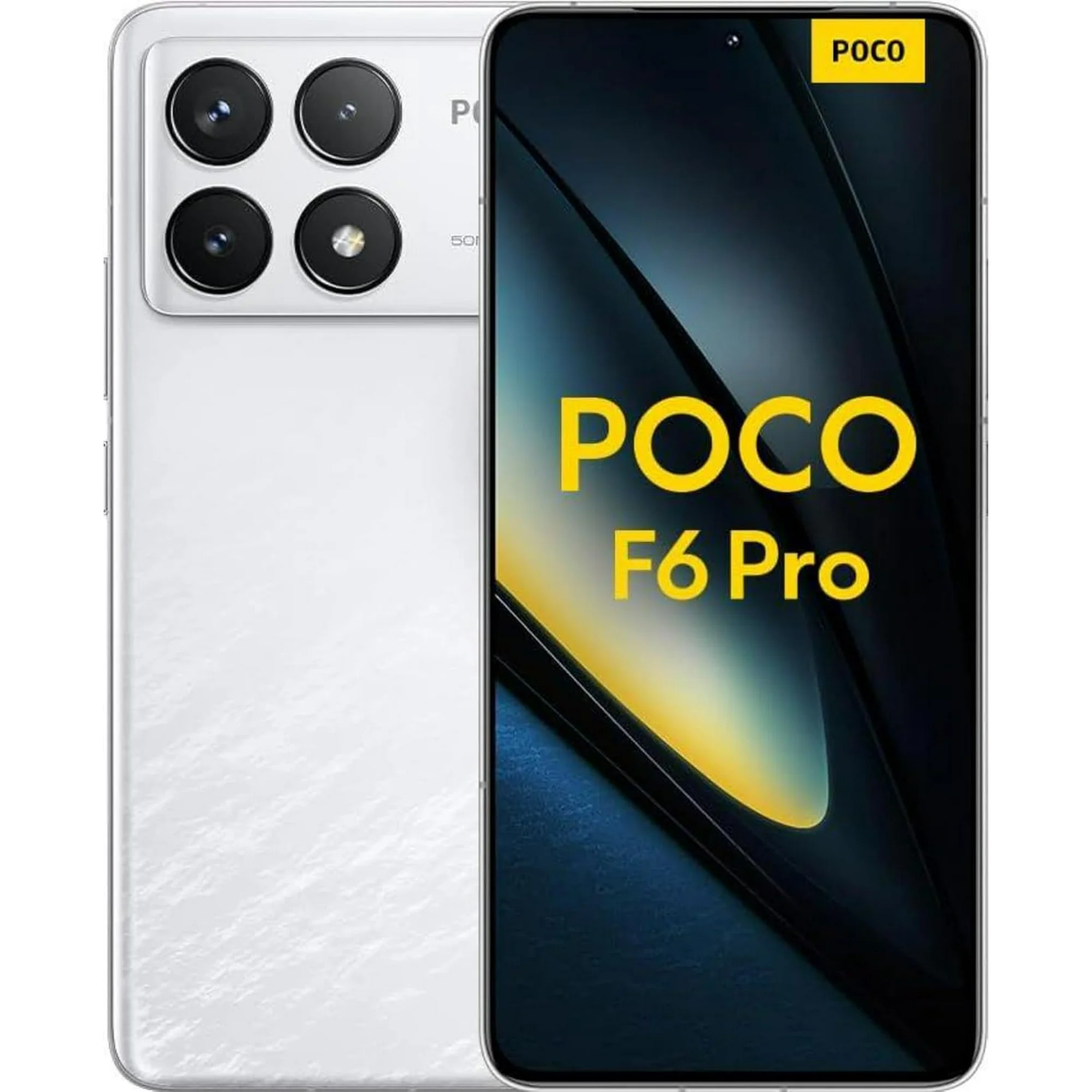 Xiaomi Poco F6 PRO 5G + 4G LTE (1024GB + 16GB) Global Version Unlocked 6.67″ 120Hz 50Mp Triple Camera ( Works on Tmobile, Mint, Tello & Global) (White)