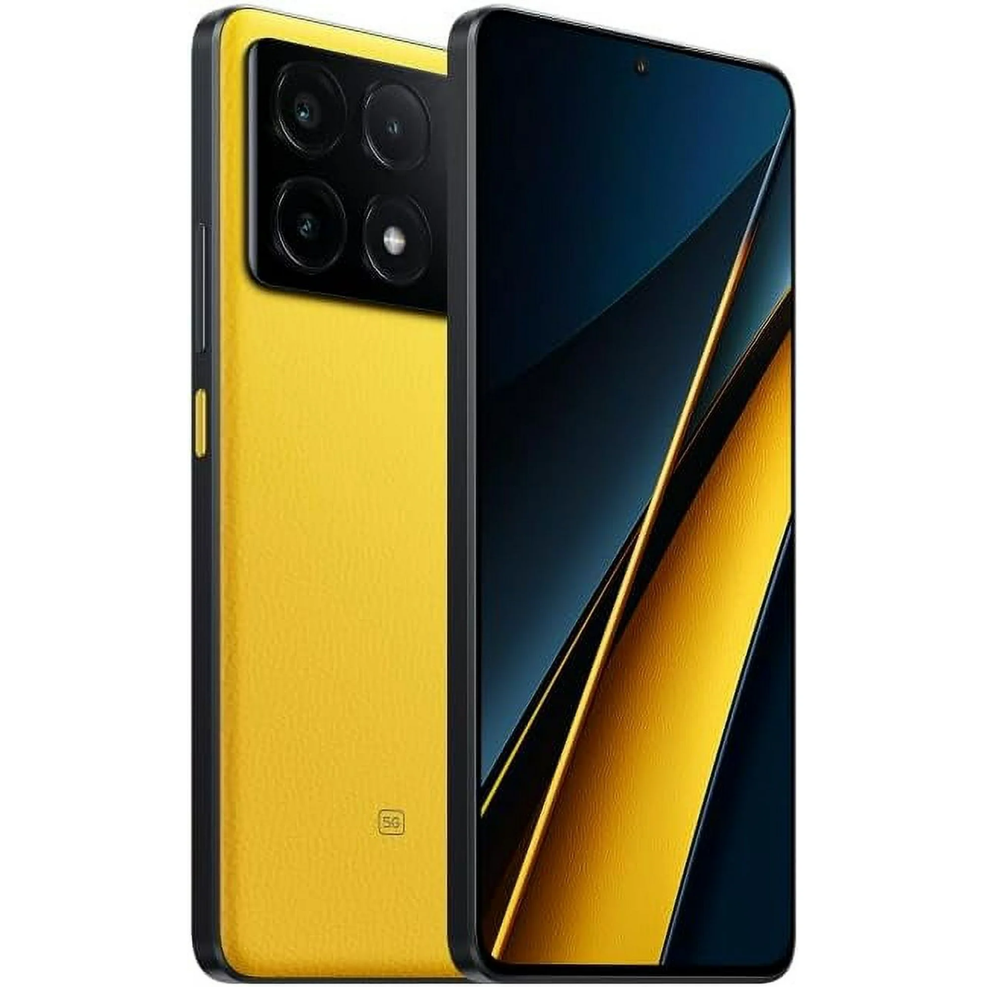 Xiaomi Poco X6 PRO 5G + 4G LTE Global Unlocked (512GB + 12GB) GSM 6.67″ 64MP Triple Camera (Tmobile Mint Tello Global) (Yellow Global ROM)