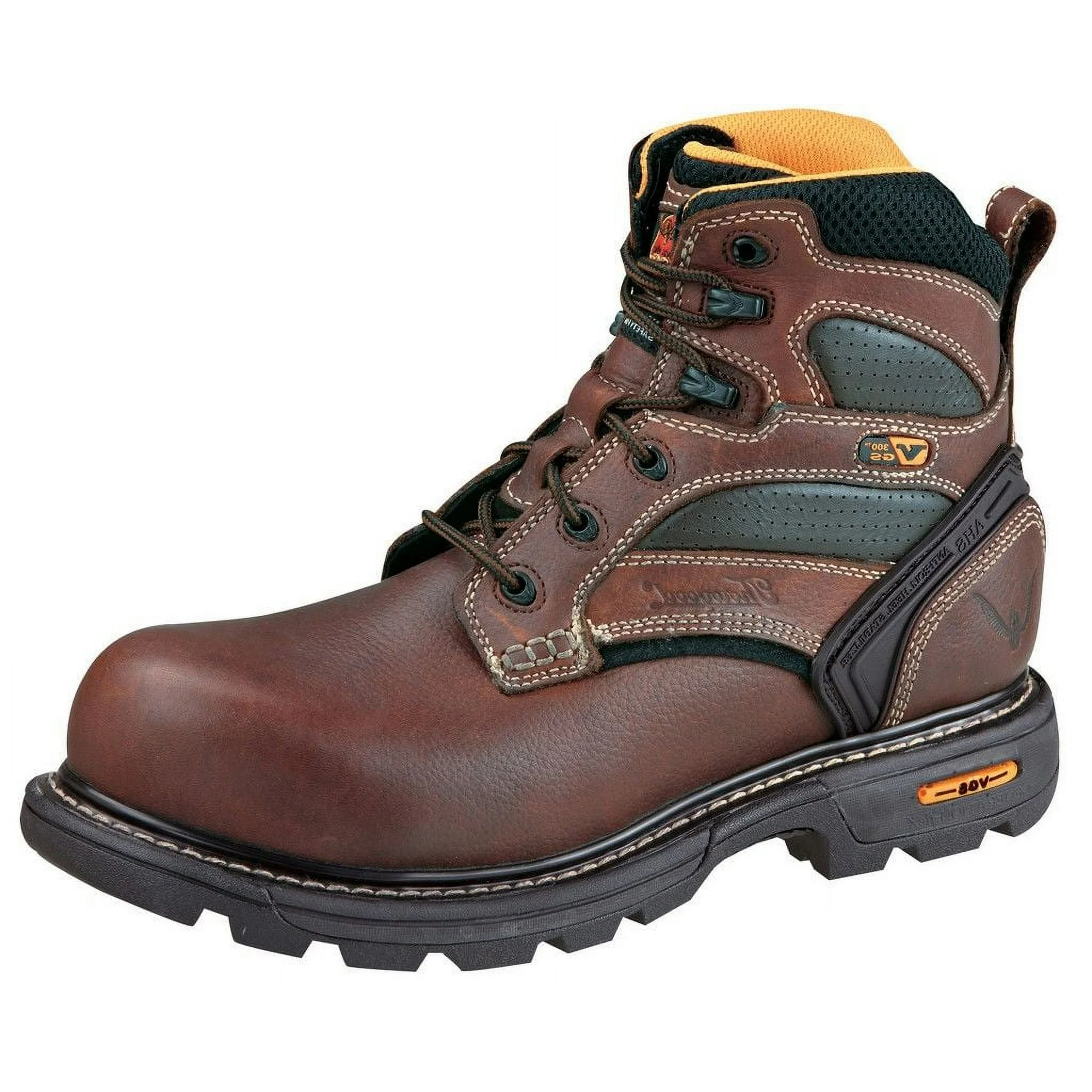 Thorogood Work Boots Mens Goodyear Welt CT Brown Tumbled 804-4446