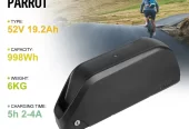EBike Battery 48V 52V 36V Hailong 30A BMS Electric Bicycle Downtube Lithium Battery Pack For 1500W 1000W 750W 500W 250W Motor