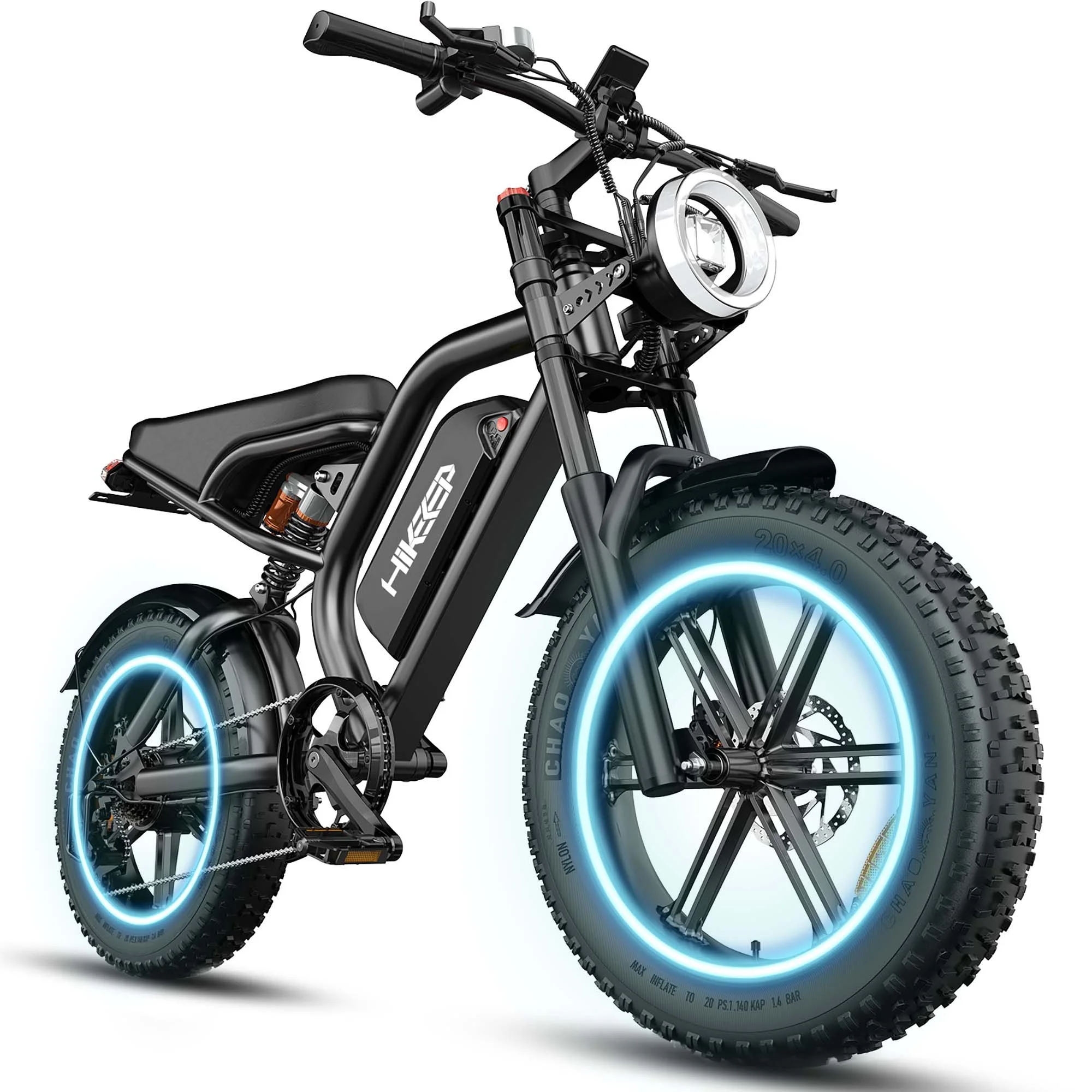 20″ Fat Tire Electric Bike for Adults, 1500W Dirt Ebike, 48V/15Ah Battery, Electric Mountain Bike for Men, UL2849 Near me
