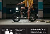 20″ Fat Tire Electric Bike for Adults, 1500W Dirt Ebike, 48V/15Ah Battery, Electric Mountain Bike for Men, UL2849 Near me
