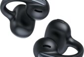 Baseus Bowie MC1 Open Ear Clip-On Earbuds, Adaptive Comfort with Anti-Drop Design, Impactful Sound with Adaptive Bass Boost, Adaptive Noise Cancelling Calls, IP57 Waterproof, 40H Playtime, Lightweight Near Me