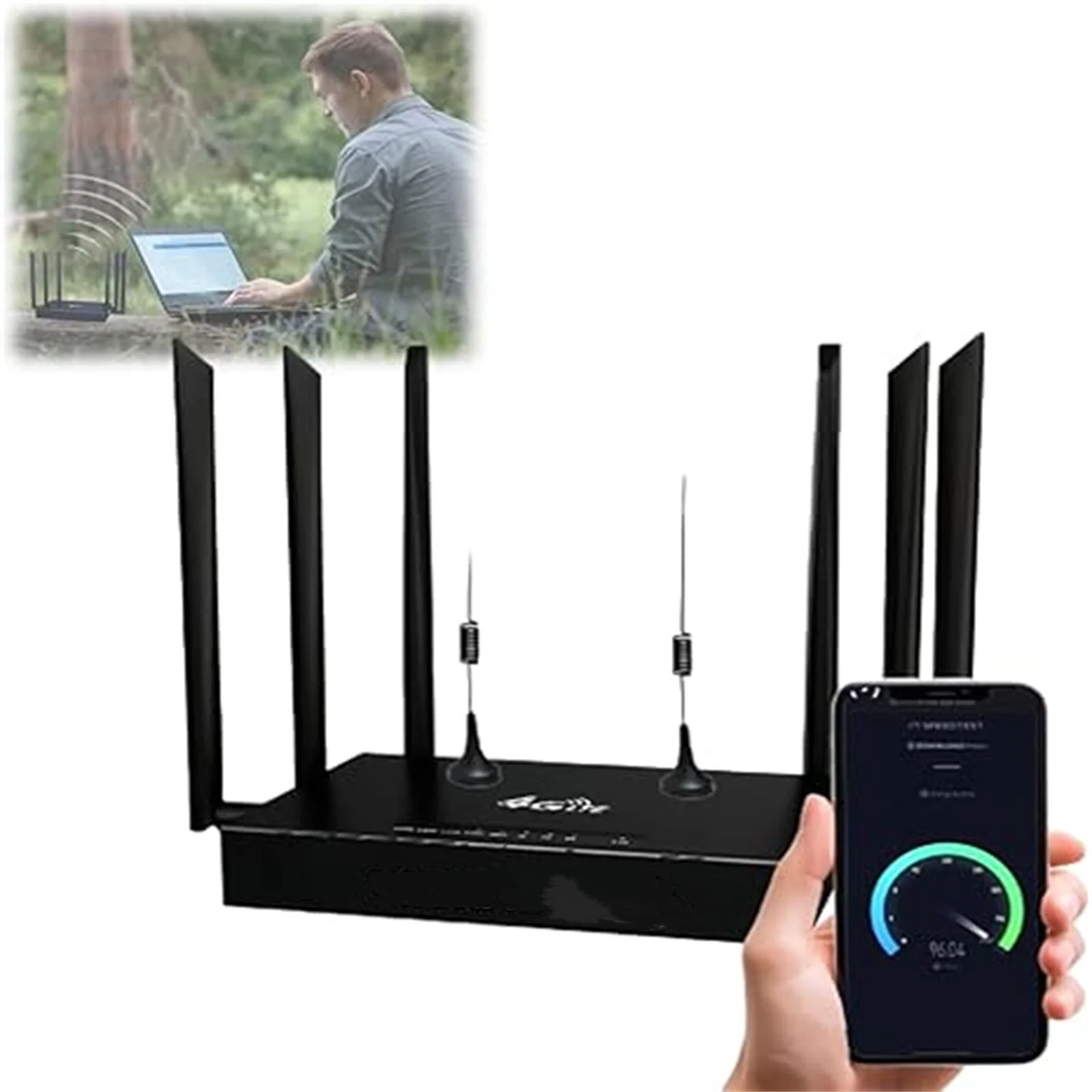Ckraxd High-Speed WiFi Router Unlimited Satellite Internet Coverage Easy Installation for Home and Outdoor Use Up to 500 Mbps Connection Near Me At Walmart.com