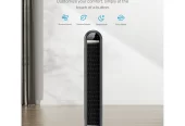 Dreo Tower Fans for Home, 36″ Standing Floor Fan with Remote, 90° Oscillating Fan, 24 ft/s High Velocity, LED Display, 4 Speeds, 4 Modes, 8H Timer, Quiet Bedroom Fan Near Me