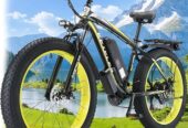 Electric Bike for Adults 26″ Fat Tire 2000W Peak Rear Motor Electric Bicycle 48V 15AH Waterproof Removable Battery Mountain Snow Beach Ebike 28MPH 21 Speed E-Bike Near Me