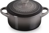 Le Creuset Stoneware Mini Round Cocotte, 24 oz., Oyster