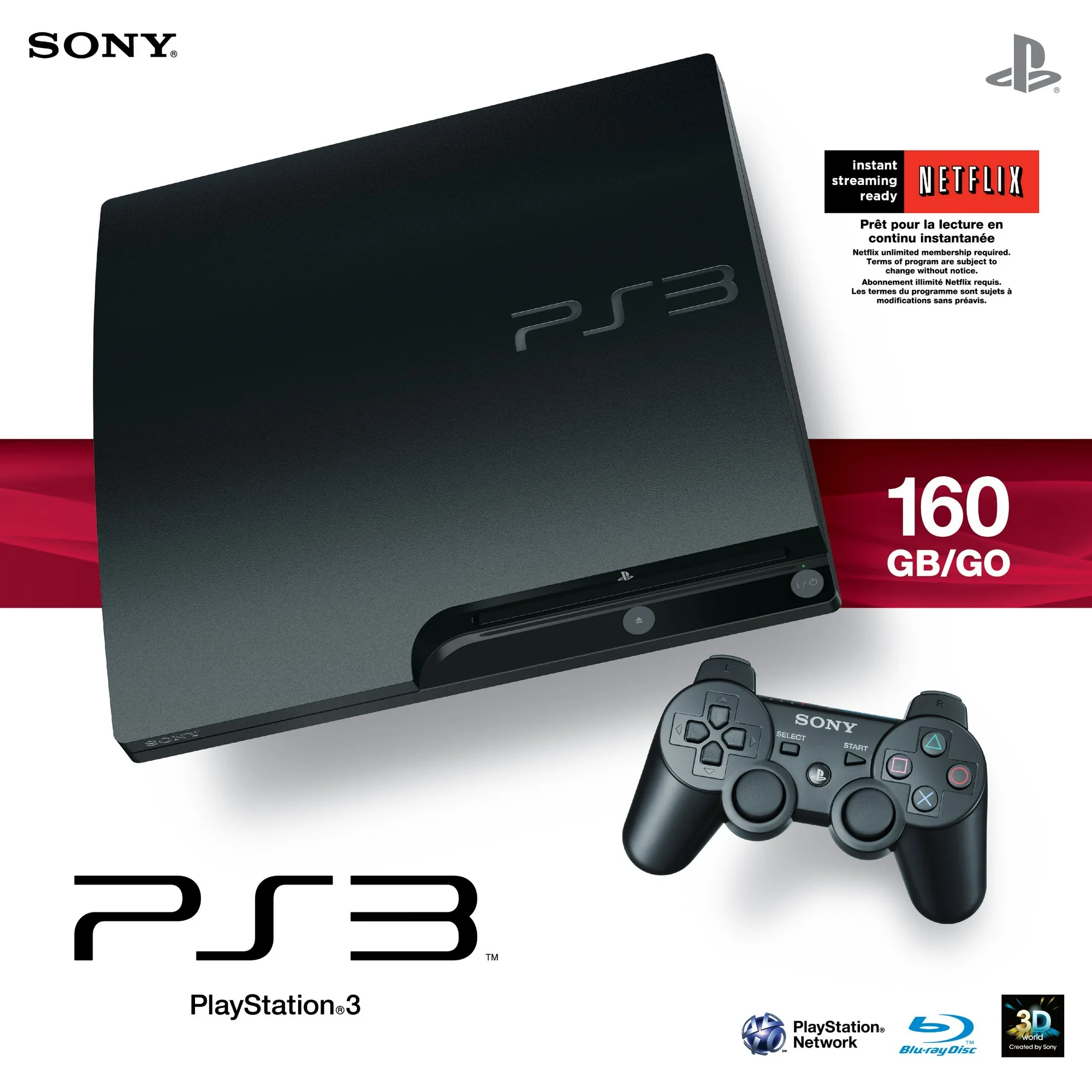Pre-Owned Sony Ps3 160gb Core Hardware (cech-3001a) Near Me