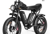 Ridstar Electric Bike for Adults Q20,52V/40Ah,2000W 35MPH Dual Motor Electric Motorcycle,20″ Fat Tire 7 Speed Mountain Bike UL2849 Near Me