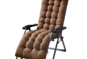 YEERSWAG 67x21x3 inch Non Slip Lounge Chaise Chair Cushion Gravity Chair Cushions High Back Outdoor/Indoor Rocking Chair Padded with Ties Near Me