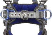 3M 1113127 DBI-SALA ExoFit X300 Comfort Construction Positioning Safety Harness, Construction Fall Protection, Aluminum Back and Hip D-Rings, Auto-Locking Quick Connect Leg and Chest Buckles, Large