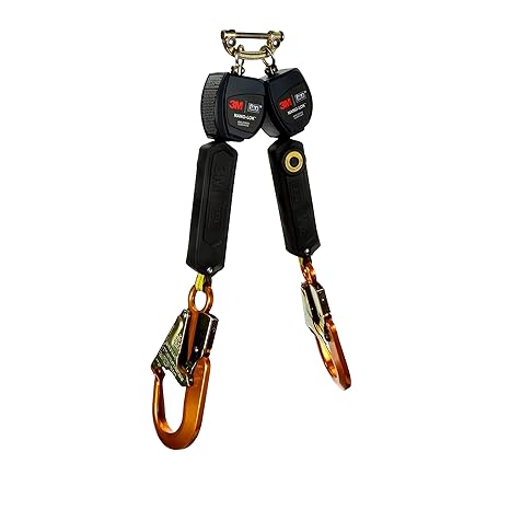 3M – 3101277 DBI-SALA Nano-Lok 6′ Dyneema Polyester Web Self-Retracting Lifeline Aluminum Rebar Hooks