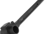 Lichamp Spud Ratchet Wrench with Hammer Head, 3/4″ x 7/8″ Dual End Socket Ratcheting Podger Scaffold Spud Wrench Long Handle Bar Hammer for Construction Works, Black