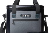 RTIC Ultra-Tough Soft Cooler 30 Can, Insulated Bag Portable Ice Chest Box for Lunch, Beach, Drink, Beverage, Travel, Camping, Picnic, Car, Trips, Floating Cooler Leak-Proof with Zipper Near Me