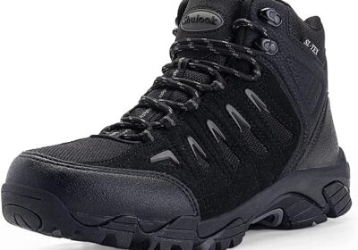SHULOOK-Mens-Waterproof-Hiking-Boots-Non-Slip-Lightweight-Outdoor-Mid-Top-Ankle-Boot-cipads-freeads