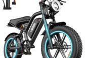 20″ Fat Tire Electric Bike for Adults, 1500W Peak Dirt Ebike, 48V 15Ah Battery, Electric Mountain Bike for Men, UL2849