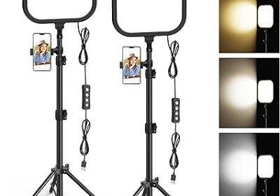 2Pack-LED-Video-Light-Kit-Hagibis-15W-Photography-Lighting-Kit-78-Dimmable-Studio-Lights-with-Tripod-2500-8500K-Stream-Light-cipads-freeads