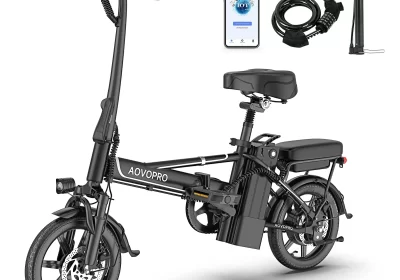 AOVOPRO-EB60-Black-Electric-Bike-500W-48V-14-Mini-Ebike-for-City-Commuter-Folding-Electric-Bicycle-for-Adult-with-Two-Seats-UL2849-cipads-freeads