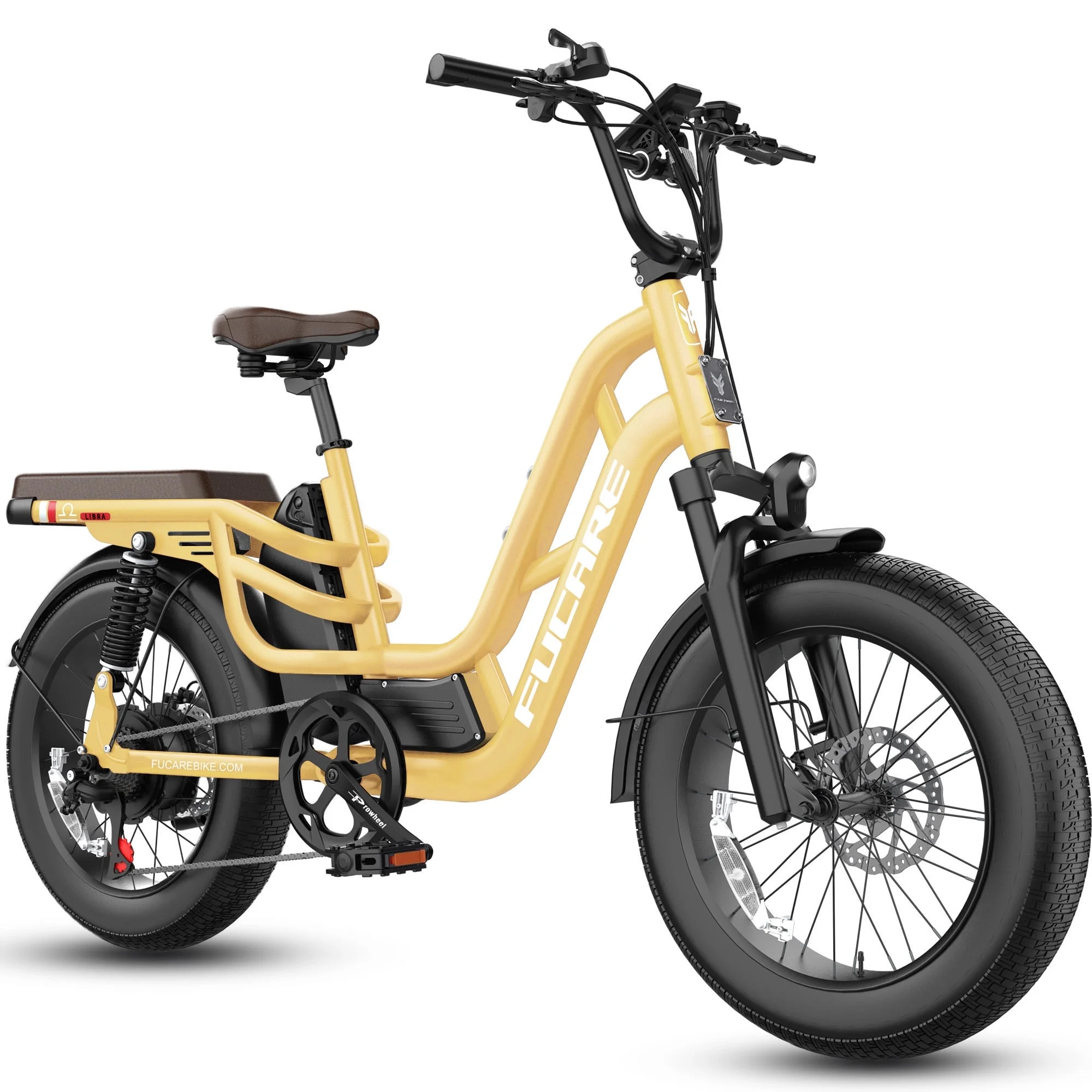 Fucare Libra 1200W Electric Bike for Adults 32MPH 48V 20Ah LG Battery EBike 80 Miles Range, Full Suspension 20″×4.0″ Fat Tire Adult Electric Bicycles, 400 lb Capacity, Hydraulic Brakes, UL Certified