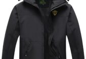 GIISAM Rain Jacket for Men, Mens Waterproof Raincoat Lightweight Rain Jackets Outdoor Rain Coat Windbreaker with Hood