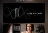 Hollyland LARK MAX 2 Ultimate Combo, Wireless Microphone, AI Noise Cancel, Wireless Audio Monitoring, 32bit Full-Chain Audio, Mic for Camera, iPhone, Android (2TX + 2RX+ OWS Earphones + Charging Case)