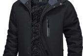 MAGCOMSEN Men’s Winter Coats Ski Snow Rain Jackets Water Resistant with Hood Warm Fleece Parka Hiking Fishing Work