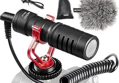 Movo-VXR10-Universal-Shotgun-Mic-for-Camera-Camera-Microphone-for-DSLR-iPhone-and-Android-Smartphones-Compatible-with-Canon-EOS-cipads-freeads