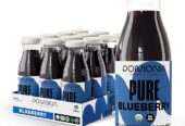 POMONA Organic Pure Blueberry Juice, Cold Pressed Organic Juice, Non-GMO, No Sugar Added, Not from Concentrate, Gluten Free, Kosher Certified, Preservative Free, 8.4 oz Bottles, Pack of 12