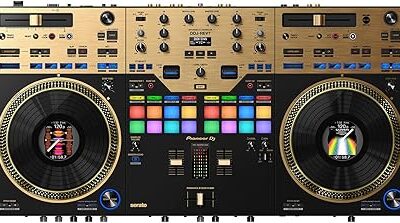 Pioneer-DJ-DDJ-REV7-2-deck-Serato-DJ-Controller-Limited-Edition-Gold-cipads-freeads