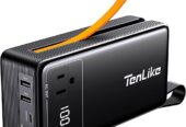Portable Power Station 99.9Wh Power Bank for Camping Essentials Small Electric Mini Generator Large Lithium Battery with 110V AC Plug in Output 60W Type-C Laptop Home Backup Outdoor Emergency