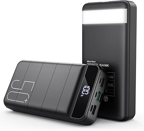 50000mAh Power Bank ,22.5W Fast Charging Portable Charger ,USB-C Battery bank , Flashlight and LED Display，3Outputs & 2 Inputs Huge Capacity External Battery Pack for iPhone15/14/13/12, Samsung, iPad