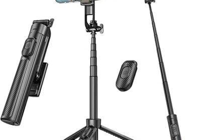 Selfie-Stick-Travel-Tripod-for-Cell-Phone-with-Remote-Control-and-Phone-Holder-Extendable-Selfie-Stick-for-iPhone-cipads-freeads