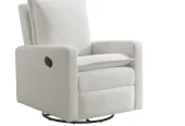 Soho Baby Coventry Glider Recliner Boucle White