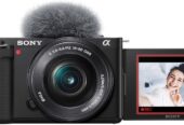 Sony Alpha ZV-E10 – APS-C Interchangeable Lens Mirrorless Vlog Camera Kit – Black