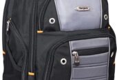 Targus Drifter II Laptop Backpack, Black/Gray – Backpack for Men for Business and Travel, Durable Water-Resistant Material, Fits up to 17″ Laptops (TSB239US)
