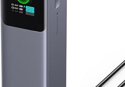 UGREEN-Nexode-Power-Bank-25000mAh-200W-Laptop-Portable-Charger-PD-3.1-Fast-Charging-90Wh-3-Port-Battery-Pack-with-TFT-Smart-Display-for-MacBook-cipads-freeads