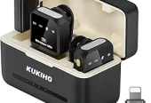 Wireless Lavalier Microphone for iPhone iPad Android With Charging Case 80h Battery Life, Noise Cancellation, 164ft Range Plug-Play Clip On Lapel Mic for Youtube, Video Recording, Vlog, Live Streaming