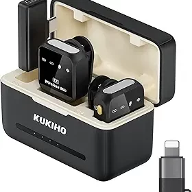 Wireless-Lavalier-Microphone-for-iPhone-iPad-Android-With-Charging-Case-80h-Battery-Life-Noise-Cancellation-164ft-Range-Plug-Play-Clip-cipads-freeads