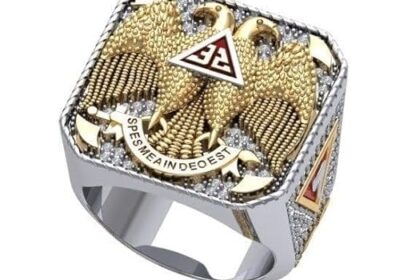 icedout-Scottish-Rite-Two-Headed-Eagle-Signet-Ring-Iced-Out-Diamond-Two-Tone-32-Degree-Freemason-Master-Masonic-Symbol-cipads-freeads