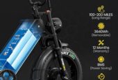 ANIIOKI Electric Bike for Adults with 60/70ah Battery, 30+ Mph Speed | 1200/2800W Peak | 200 Miles Range | Fat Tire eBike | Commuting Bike