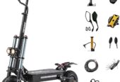 Electric Scooter, Teewing X5 55mph Adult Scooters, with Seat – 6000W Dual Motor, 75 Miles Long Range & 60V38AH Lithium Battery, 11 inch Tubeless Hybrid Tires