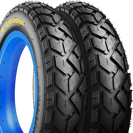 ULTRAVERSE 26×4 E-Bike Fat Tire – Robust, High-Performance 26inch Fat Tyre for MTB and Ebikes, Durable All-Terrain Directional Tread, Superior Density for Street & Trail Adventures-2 Unit