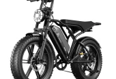 Electric Bike for Adults, 750W Peak 1500W Motor, 20″x4″ Fat Tire E Bicycle, Hydraulic Disc Brakes, E Mountain Bike, 48V/15AH UL2849, App Control