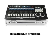 Professional DMx512 Master Controller 16 Faders DJ StageLight Console with Case