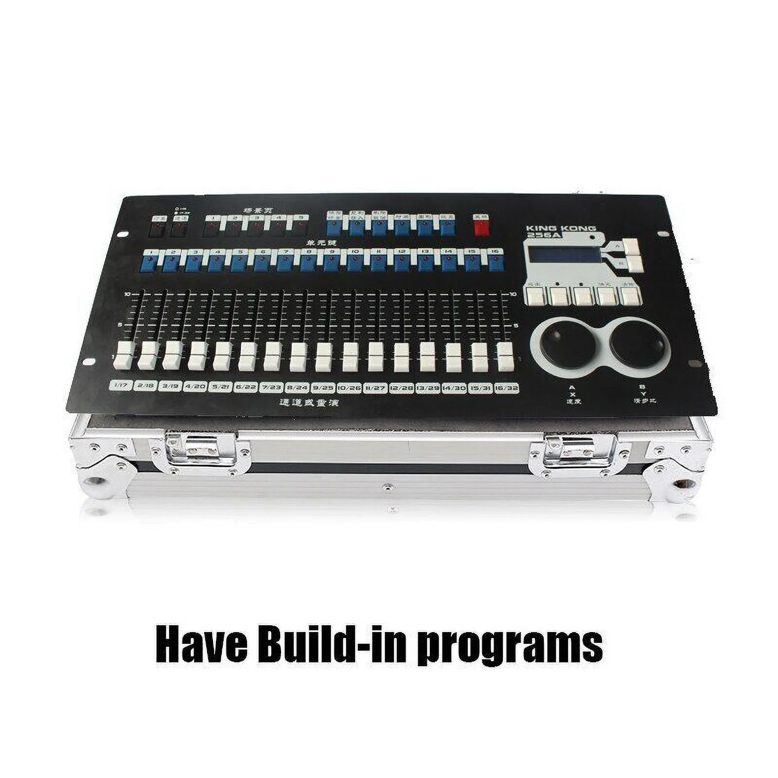 Professional DMx512 Master Controller 16 Faders DJ StageLight Console with Case