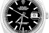 Rolex Pre-Loved Datejust 116234, Automatic, Steel and White Gold, 36