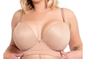 Curvy Kate Hey Girls SuperPlunge Strapless Bra (CK071108),32J,Latte,